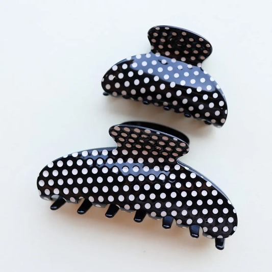 Black & White Polka Dot Claw | MIDI
