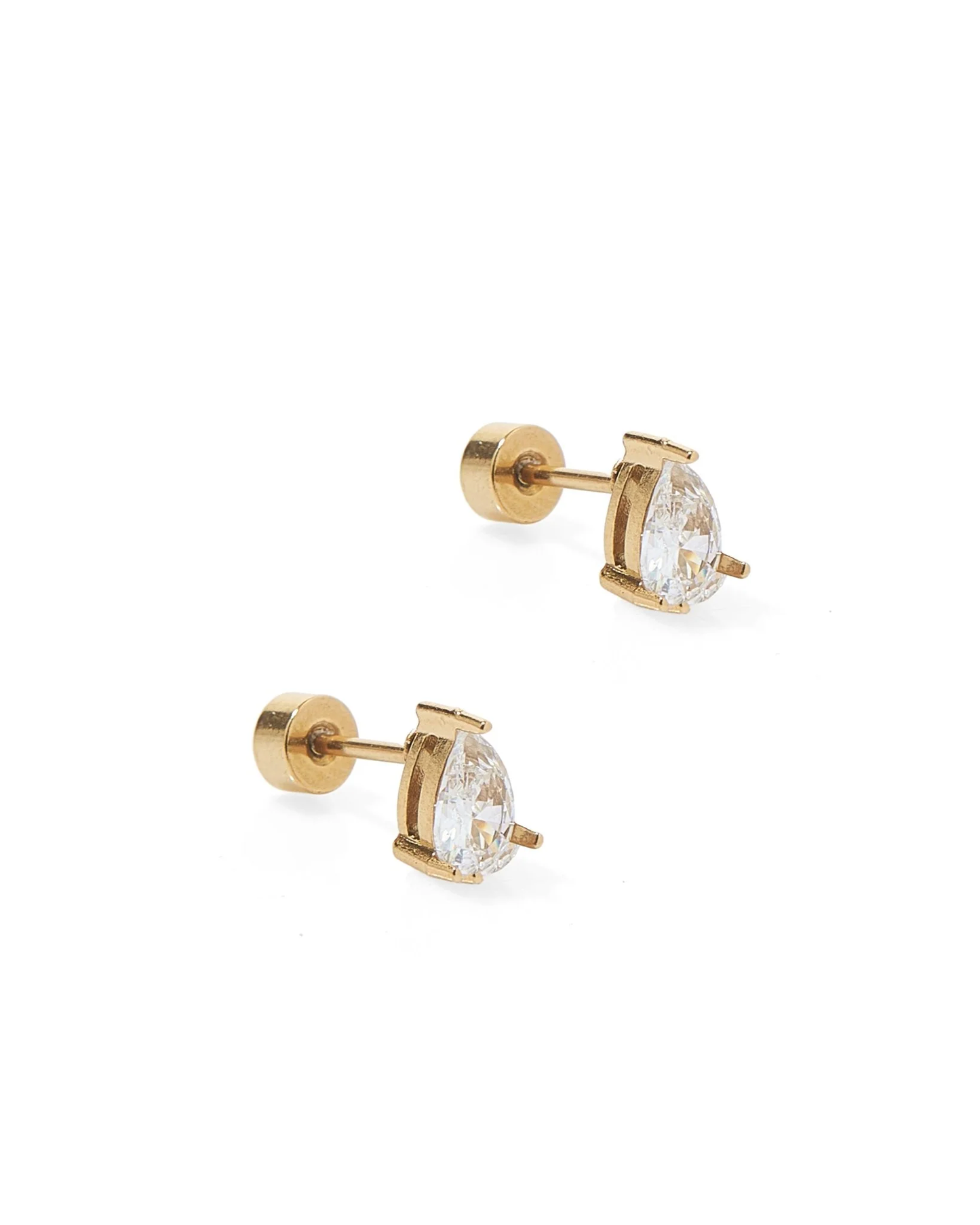 Screwback Stud Earrings| Paige Pear