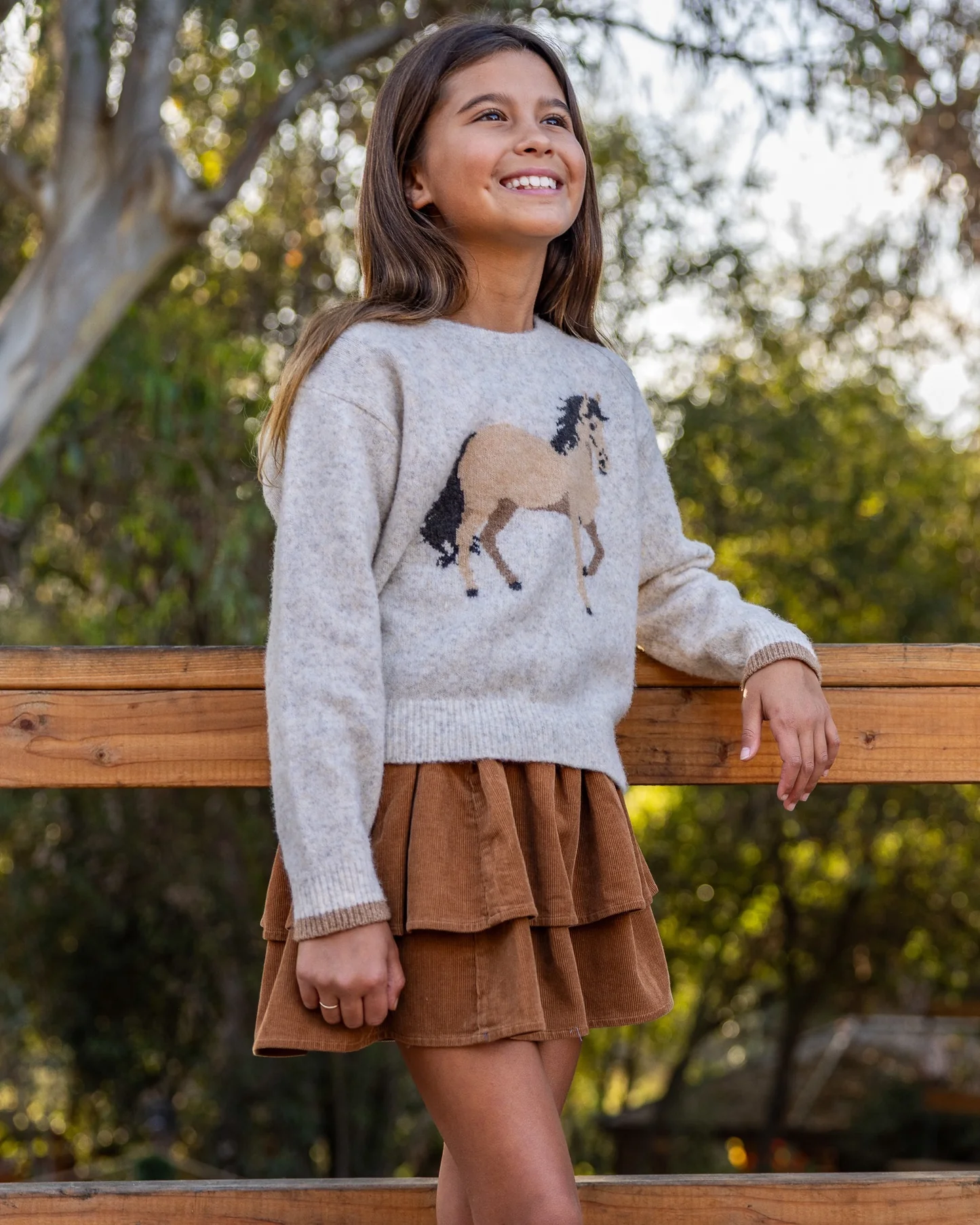 Alex Skirt - Saddle Corduroy