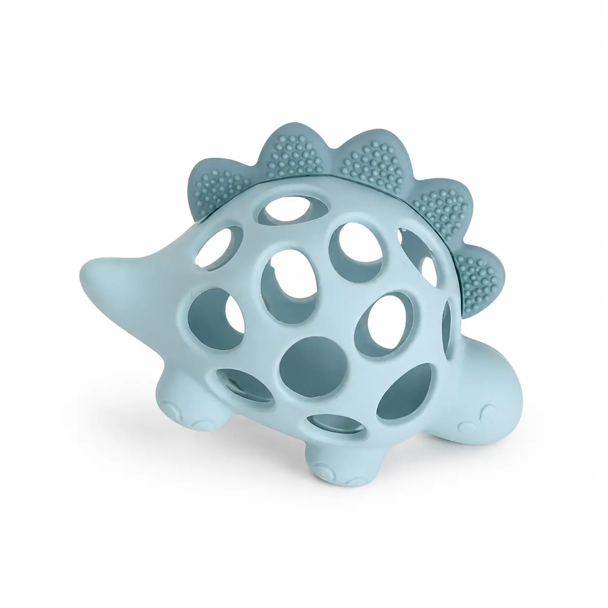 Silicone 3D Funny Dino | Slate