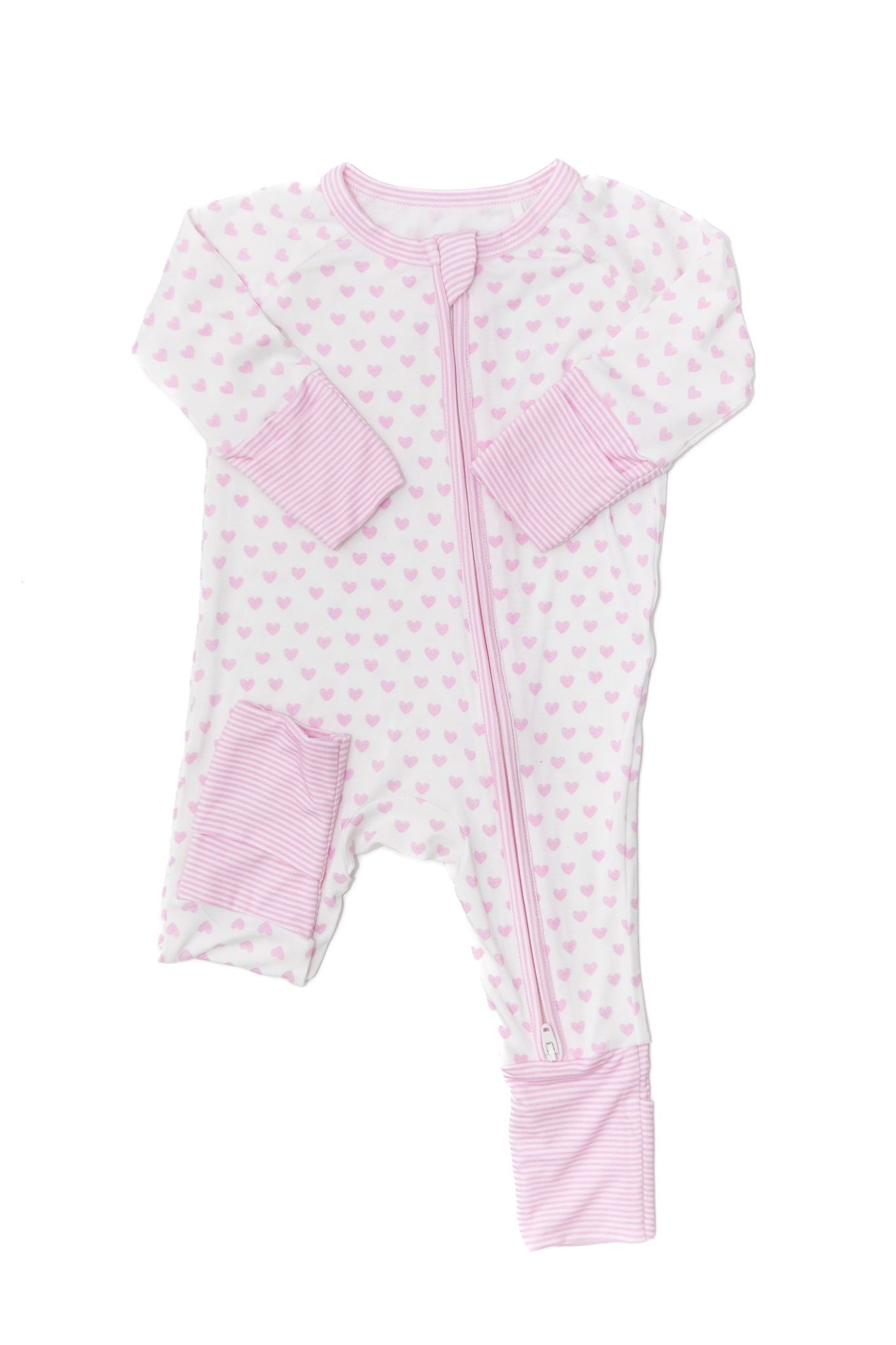 Hearts & Stripes | Sleep Romper