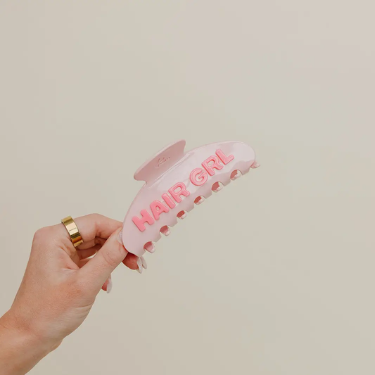 Hair Girl Claw Clip | Pink