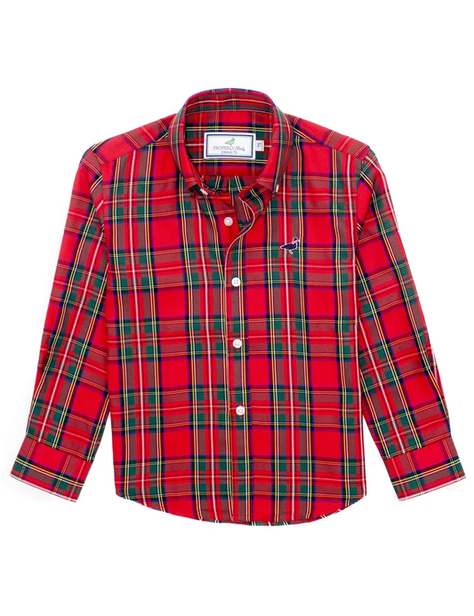 Boys Seasonal Sportshirt | Yuletide