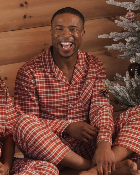MEN'S PAJAMA SET || RUBY PLAID