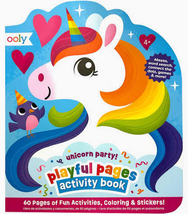 Playful Pages Activity Book | Unicorn Party