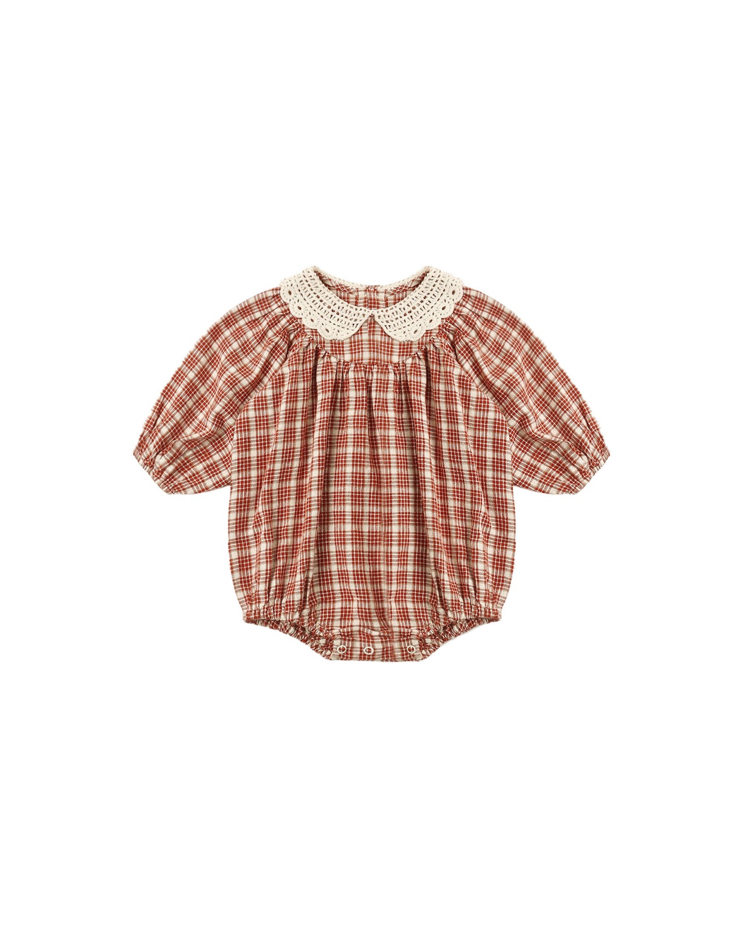 HEIDI ROMPER || VINTAGE PLAID