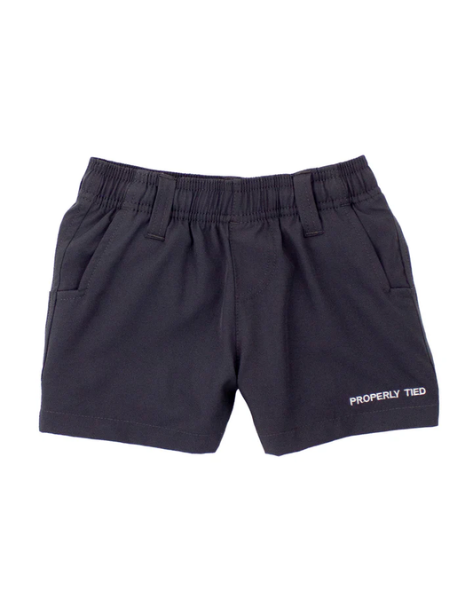 Boys Pintail Short | Charcoal