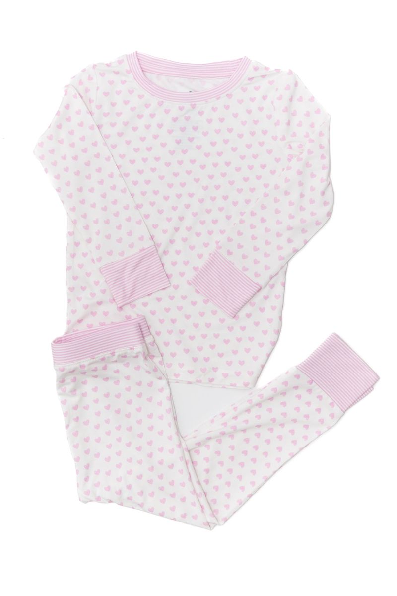 Hearts & Stripes | 2 Piece Pajama Set