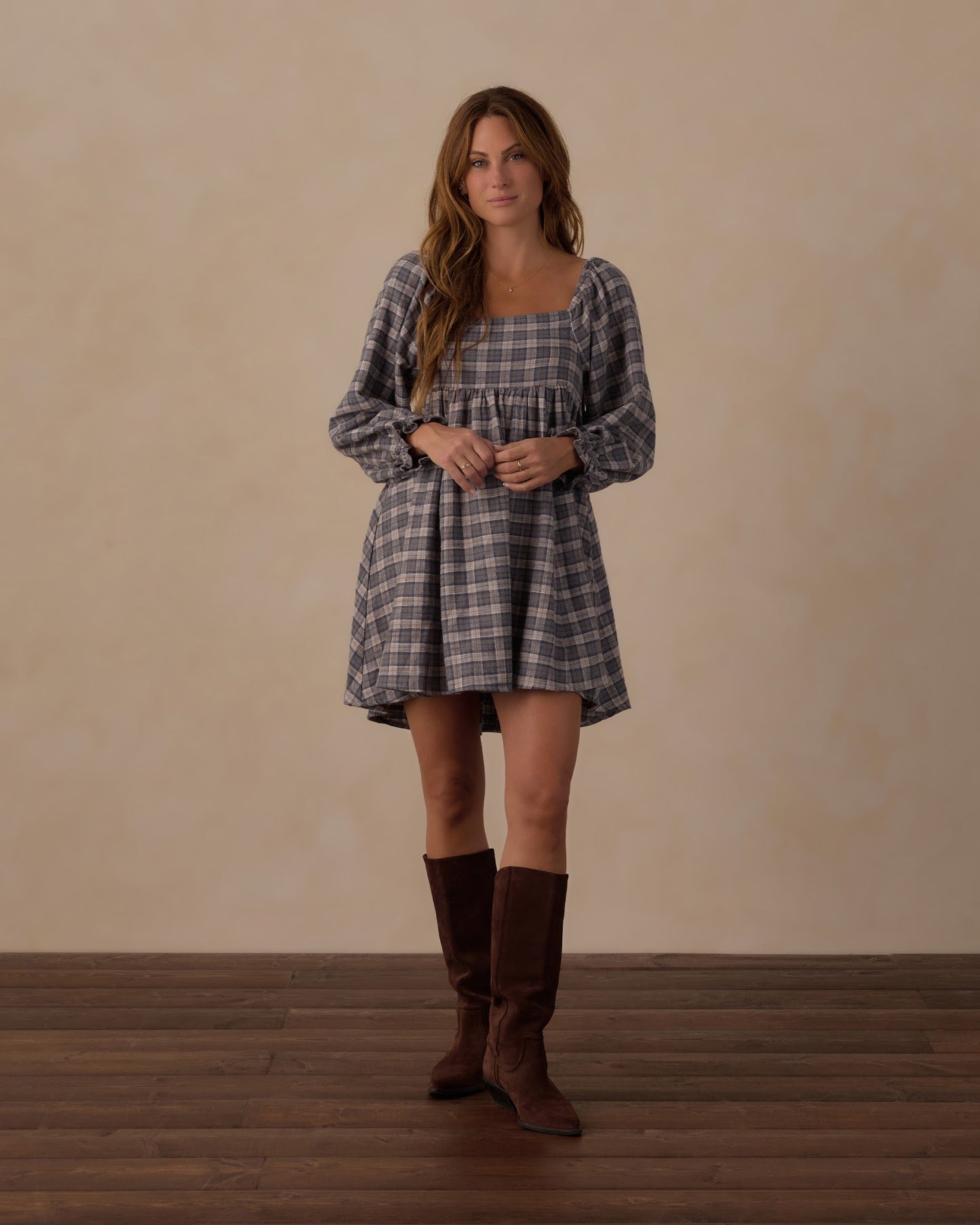 WOMEN'S NALA DRESS | WINTER PLAID