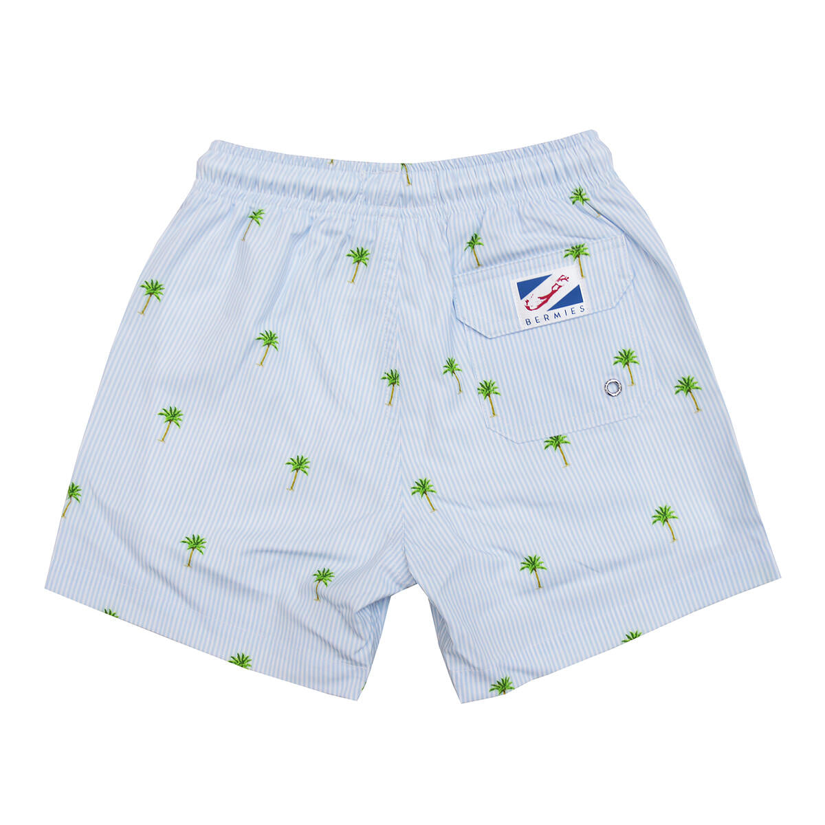 Boys Swim Trunk | Palm Stripes