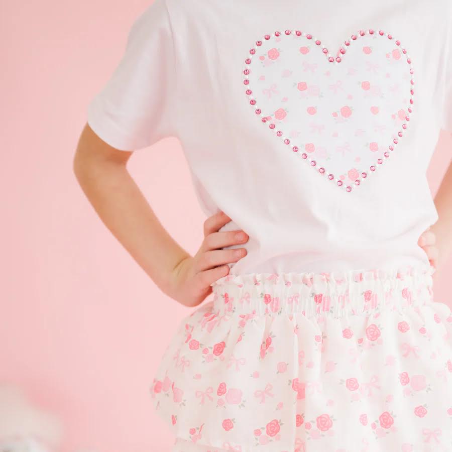 Dainty Rose Skort
