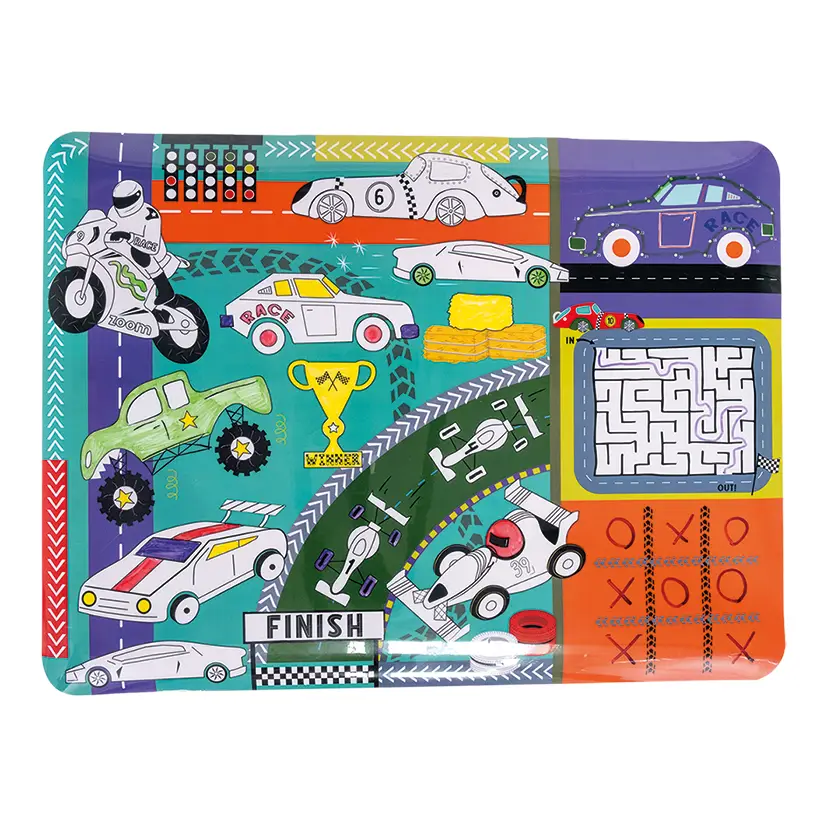 Cars Colouring Fun and Games Mat