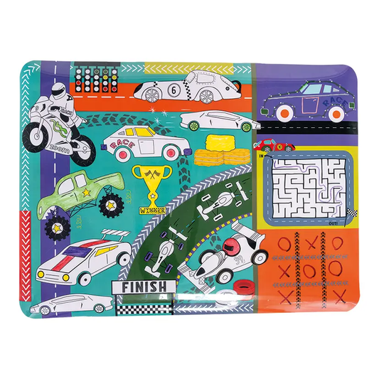 Cars Colouring Fun and Games Mat