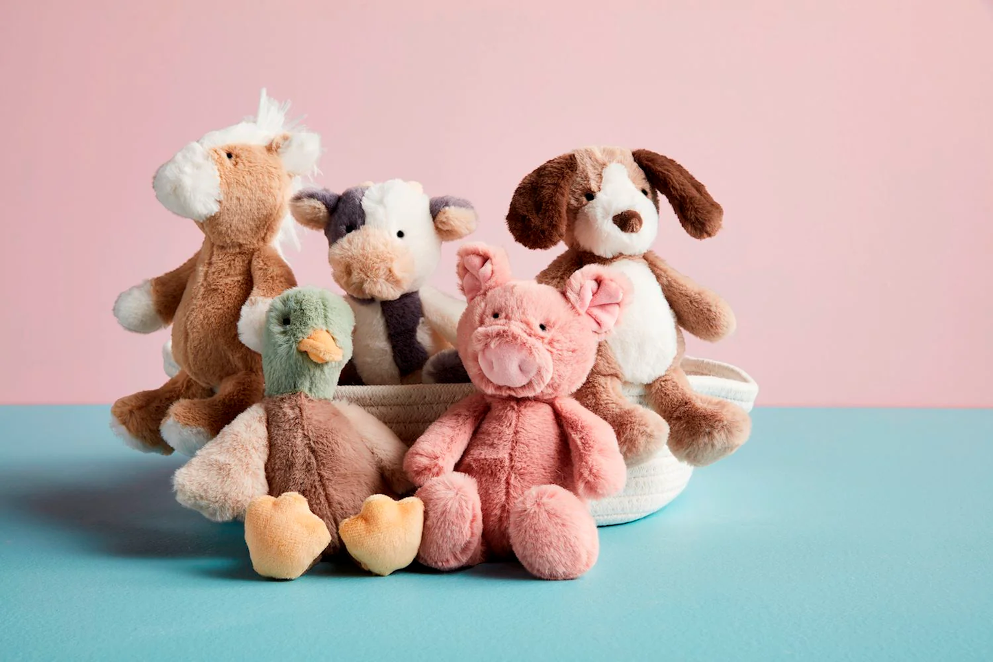 Farm Plush Rattle Pals | Assorted