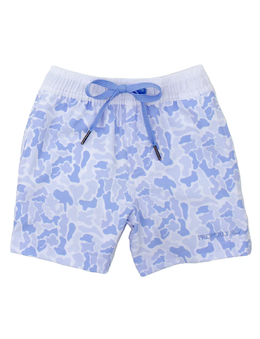 Boys Riviera Swim Trunk | River Camo