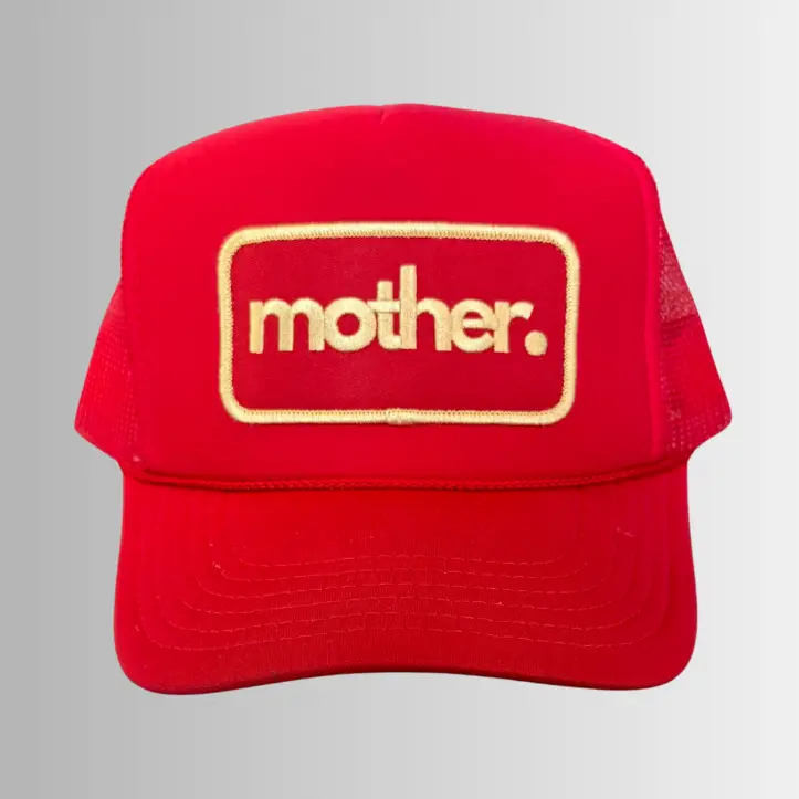 Mother Patch Trucker Hat | Red