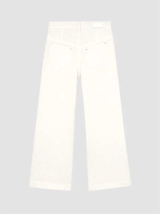 Lily Wide Leg Jeans | Sugar Cookie