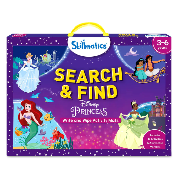 Search & Find Disney Princess Activity Mats