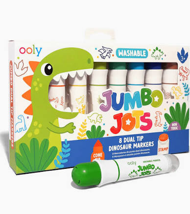 Jumbo Jots Dual Tip | Dinosaur