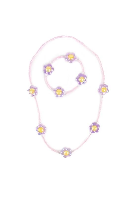 Crazy for Daisies Necklace & Bracelet Set