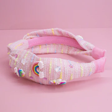 Unicorn Knotted Headband | Rainbow Knot Hair Band