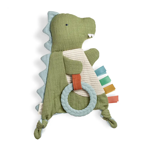 Bitzy Crinkle™ Sensory Toy with Teether | Dino