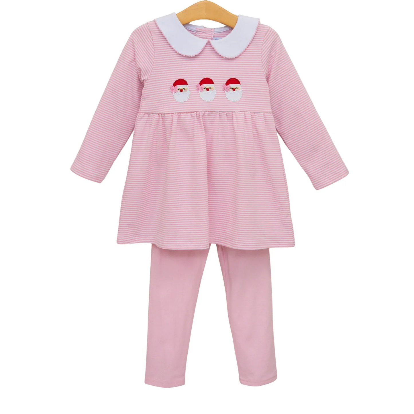 Santa Trio Pant Set | Pink