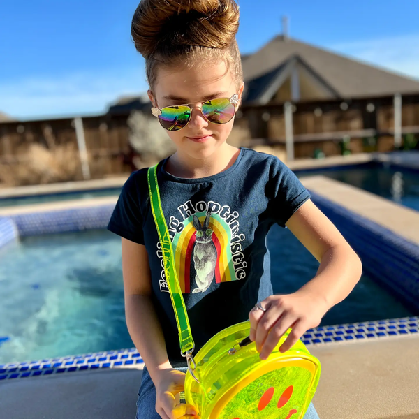 Jelly Handbag | Yellow Smiley Face