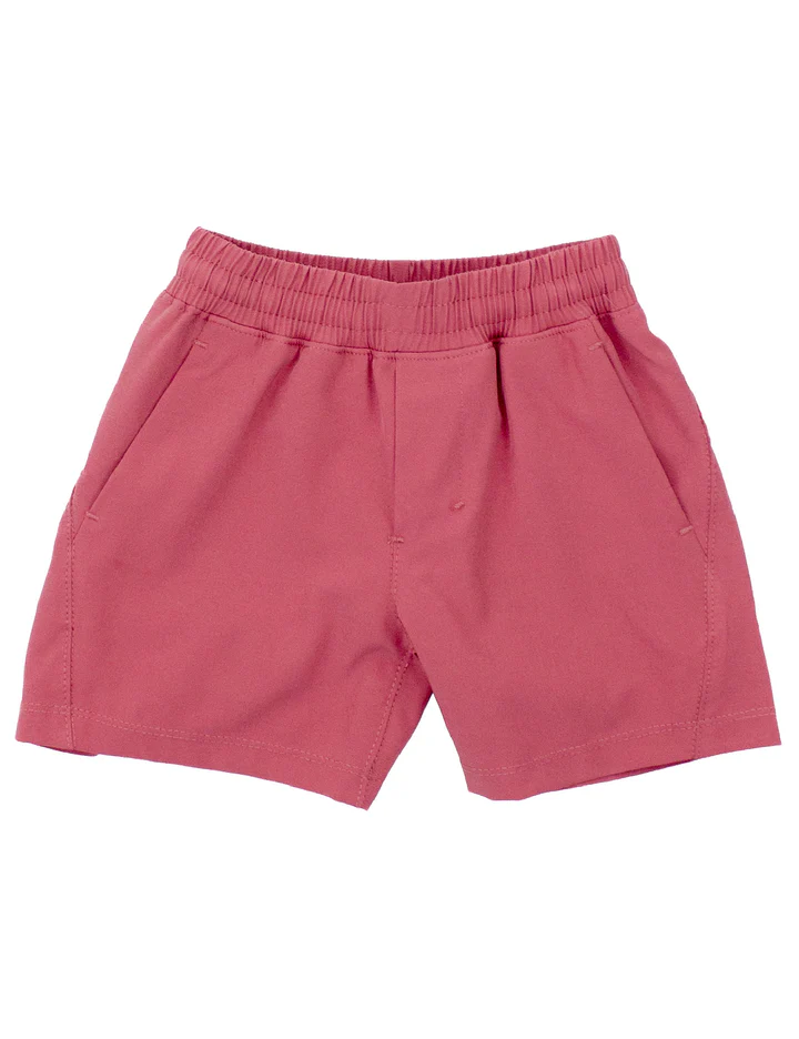 Boys Court Short | Salmon