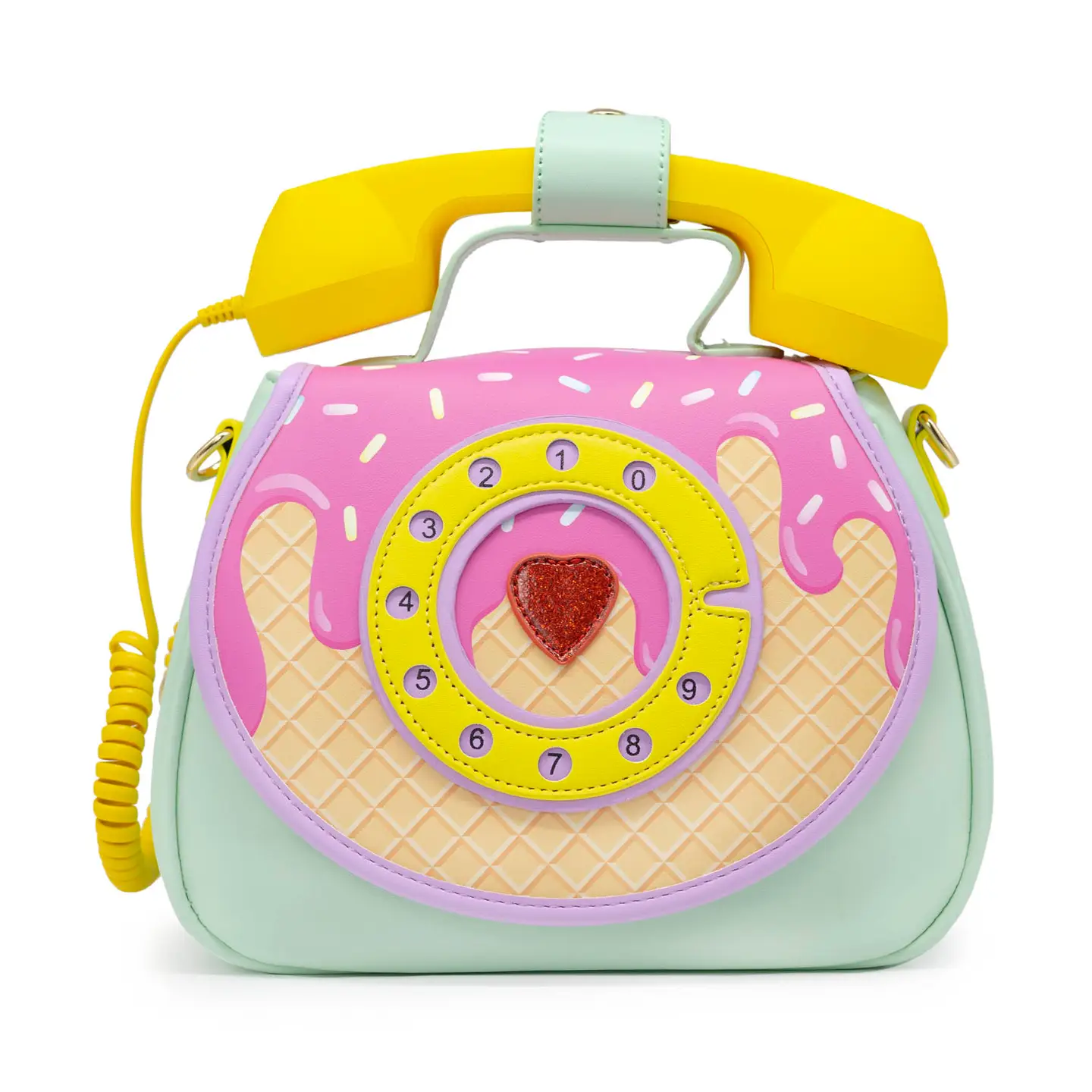 Ring Ring Phone Convertible Handbag | Ice Cream Dream