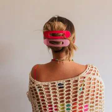 Jelly Oversized Lay Down Claw Clip | Assorted Colors