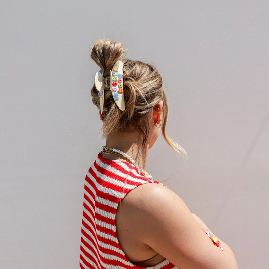 Motherhood Claw Clip | Cream & Colorful
