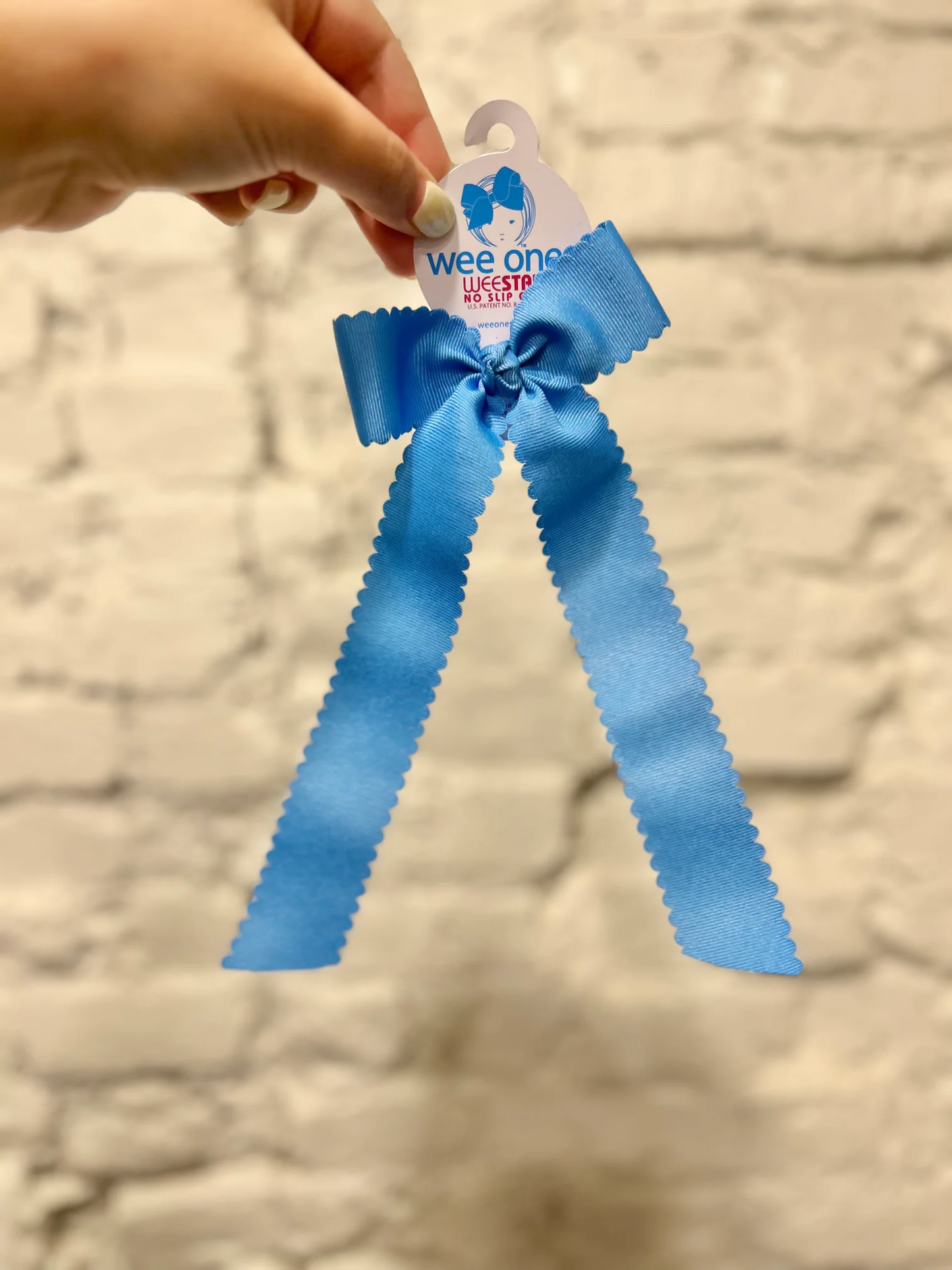 Medium Scallop Grosgrain Bowtie Bow Tails | Copen