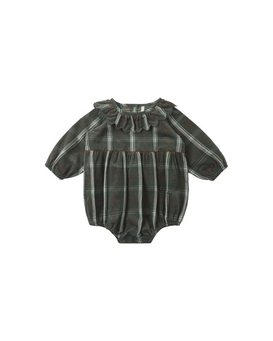 FREYA ROMPER || HOLIDAY PLAID