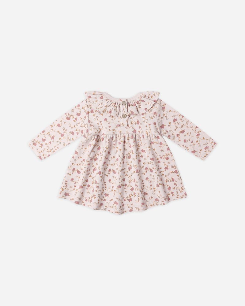 RUFFLE COLLAR JERSEY DRESS || GARDEN