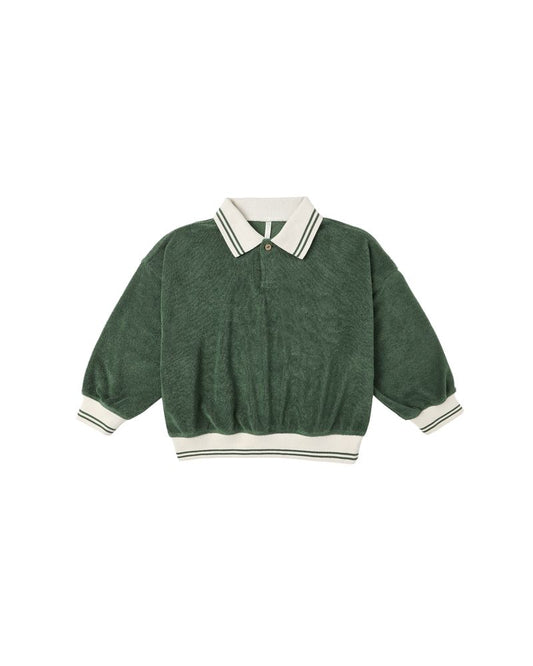 COLLARED SWEATSHIRT || GREEN