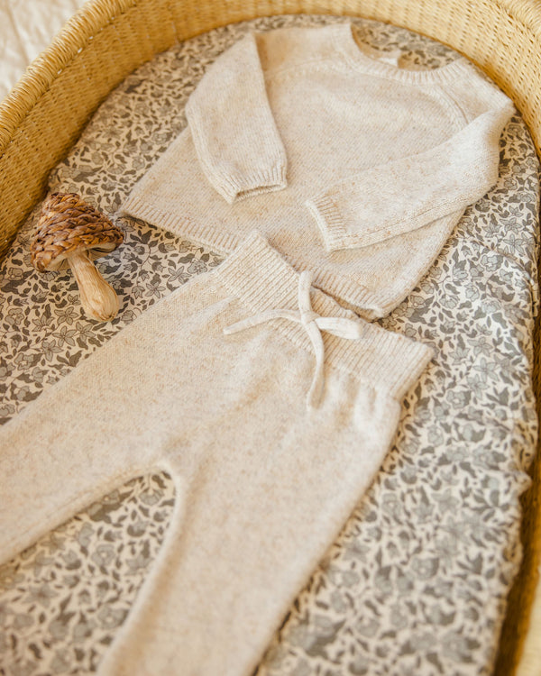 Knit Sweater | Speckled Natural