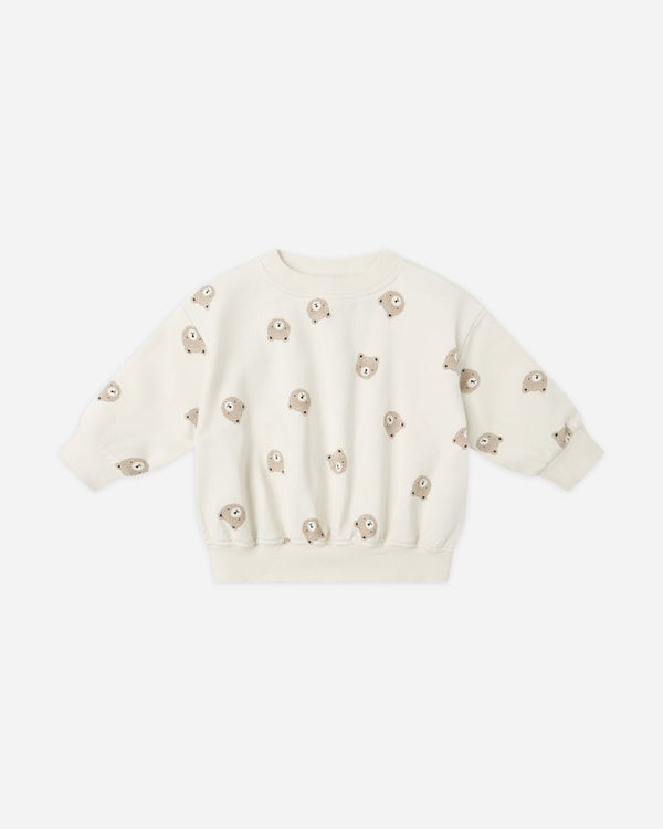 RELAXED SWEATSHIRT || BROWN BEAR