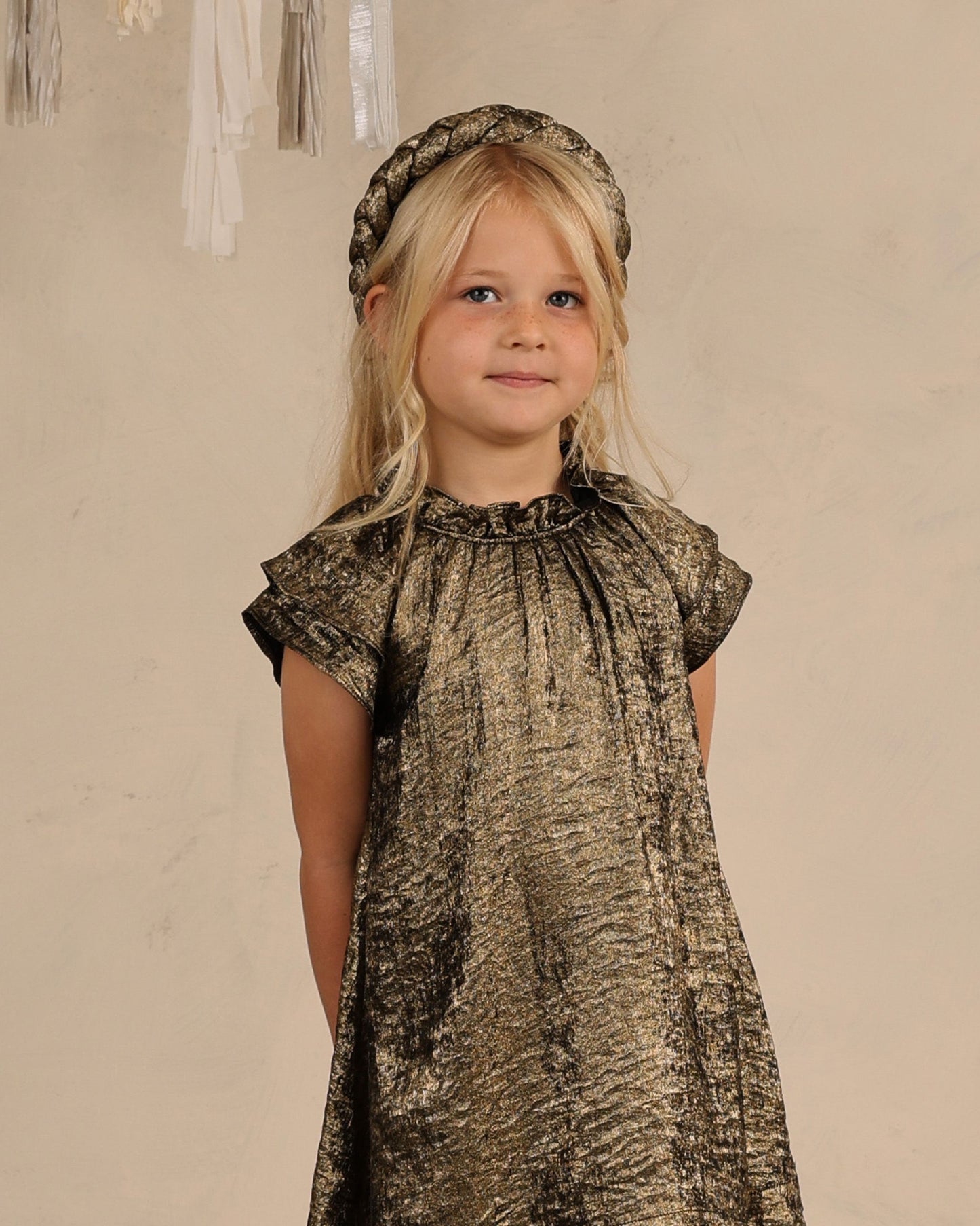 Isabella Dress | Gold