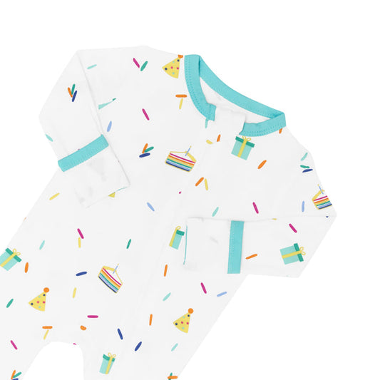 Zippered Romper | Cloud Party