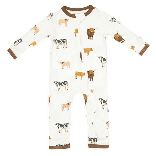 Zippered Romper | Moo