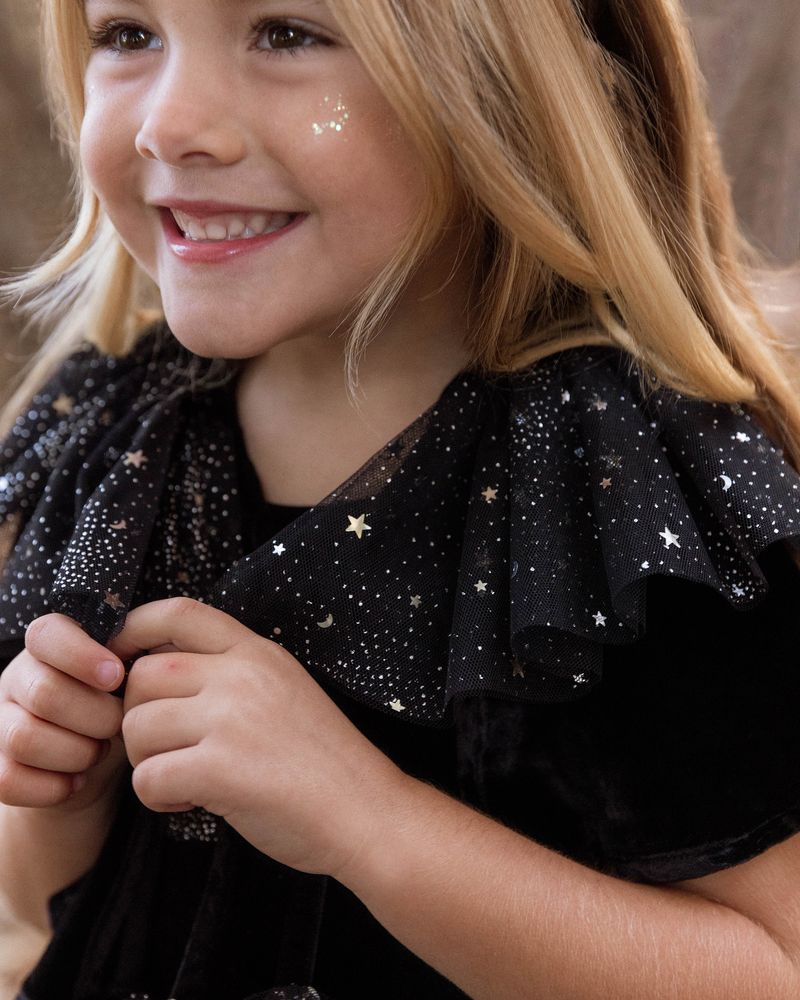 RUFFLED COLLAR || NIGHT SKY