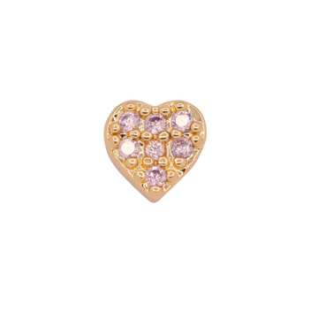 Light Pink Heart Charm