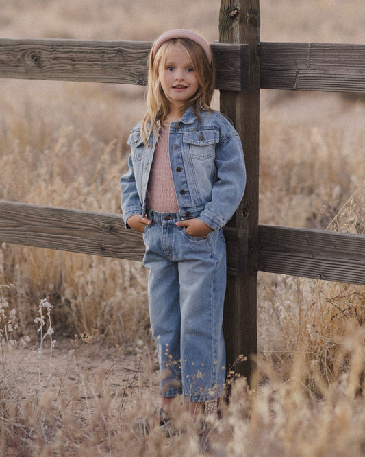 DENIM JACKET | LIGHT WASHED DENIM