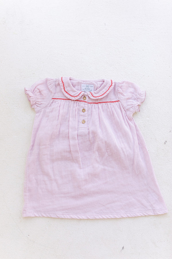 Libby Dress | Lilac Muslin