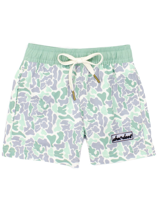 Boys Shordees Swim | Sage Camo