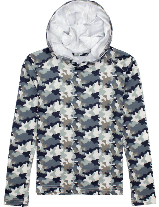 Boys Ravine Hoodie || Delta Backwater Camo