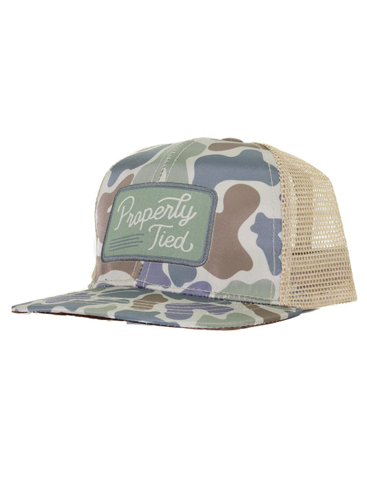 Boys Sportsman Trucker Hat | Vintage Camo