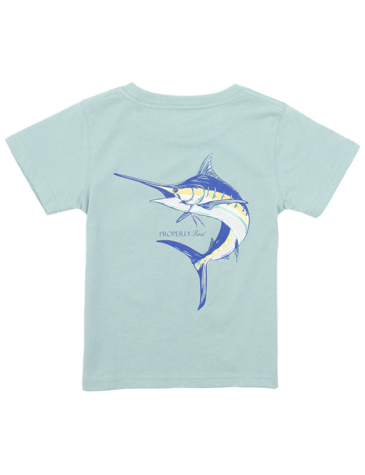 Boys Blue Marlin SS | Marine Mist