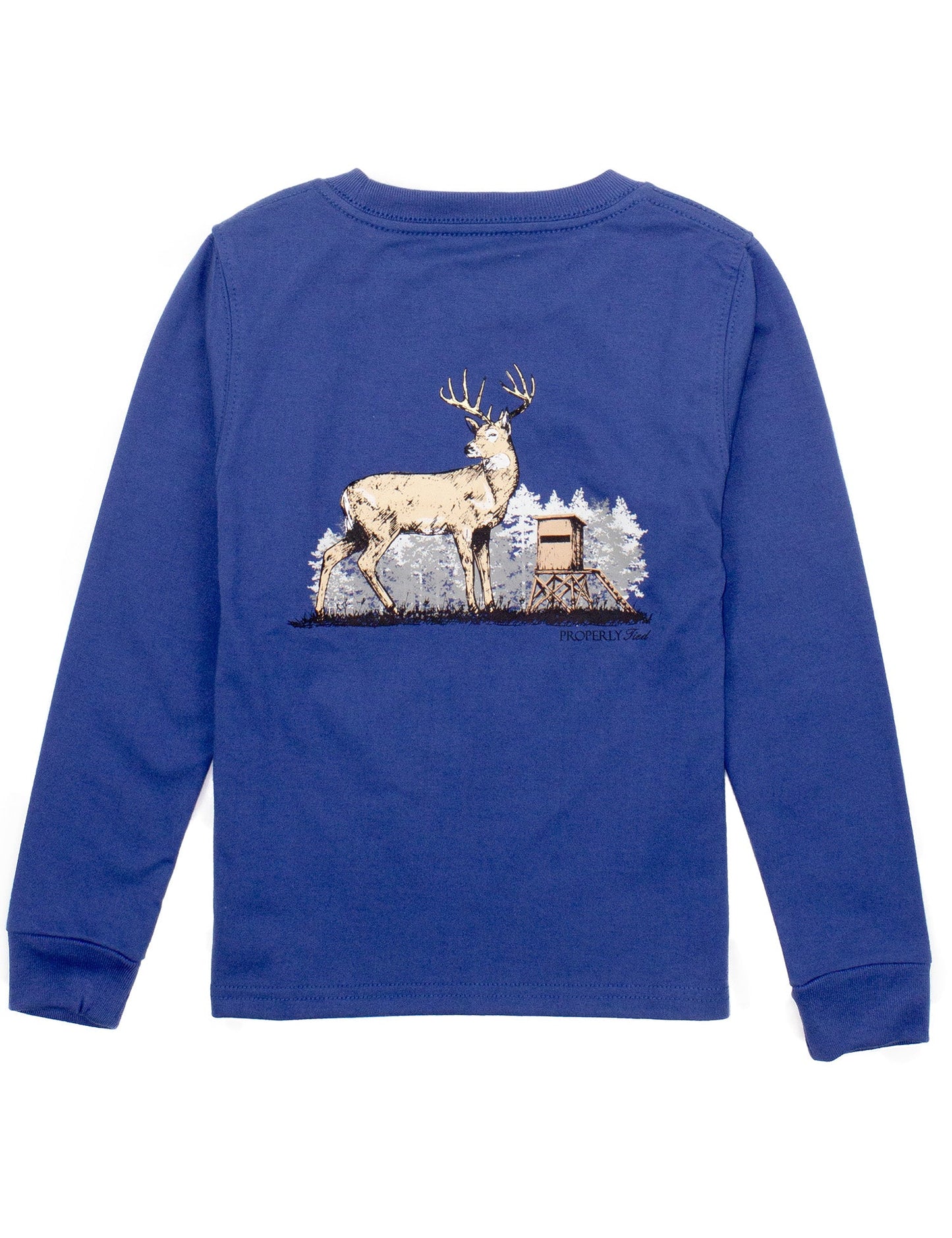 Boys Deer Season LS River | Blue